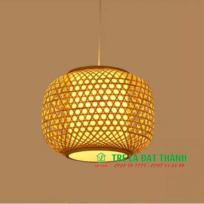 Lồng Đèn Bí Mắt Cáo Mây Tre Thả Trần - DMT044